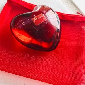 Ruby red crystal heart Valentine’s Day gift